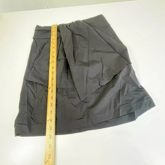 Vintage Diane von Furstenberg Mini A-line Skirt Womens Size 10 Black Bow 90s - Picture 6 of 7